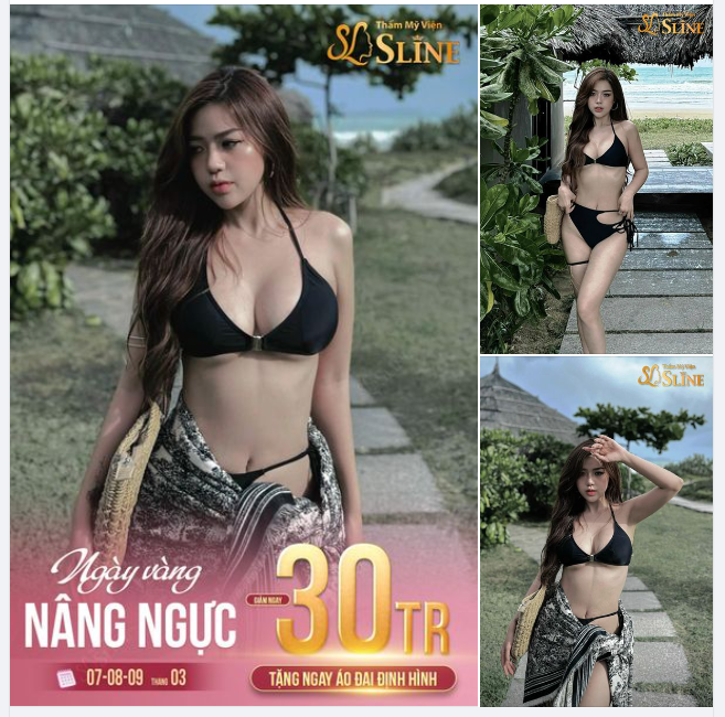 Chị em có công nhận ngự.c đẹp diện bikini “mãi keooo" luôn đúng không?