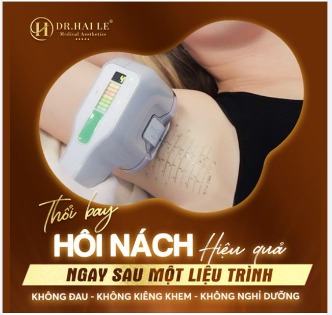 Thổi bay hôi nách - Hiệu quả chỉ sau 1 liệu trình