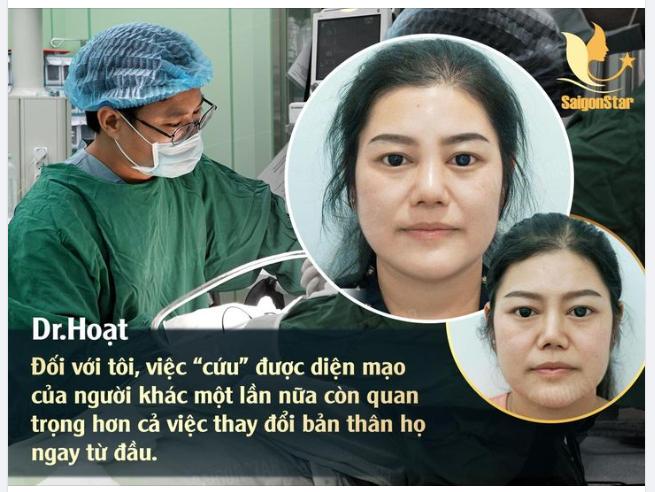 "Đối với tôi, việc "cứu" được diện mạo của người khác 1 lần nữa còn quan trọng hơn cả việc thay đổi bản thân họ ngay từ đầu.