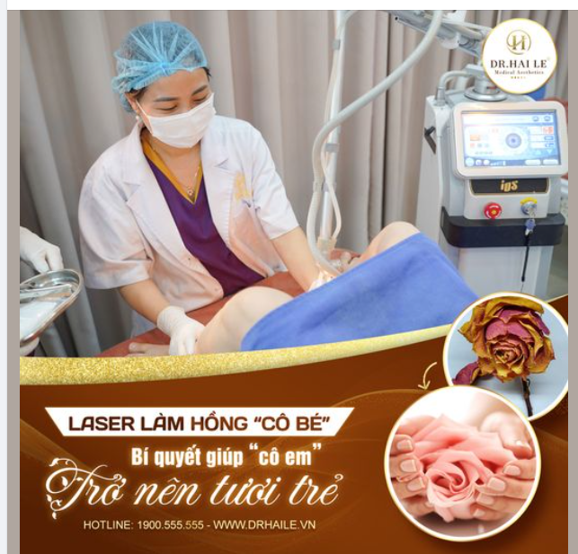Laser làm hồng cô bé” - bí quyết giúp “cô em” trở lên tươi trẻ