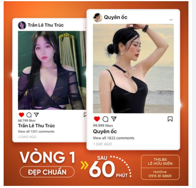 Vòng 1 đẹp chuẩn chỉ sau 60 phút