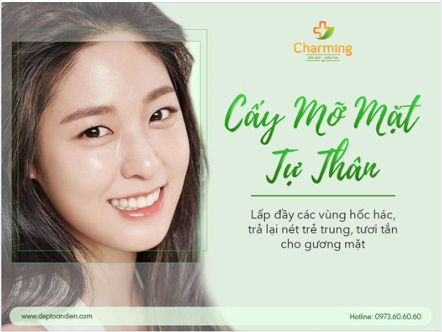 CẤY MỠ TỰ THÂN TẠI CHARMING CÓ THỂ THỰC HIỆN Ở NHỮNG VÙNG NÀO TRÊN MẶT?