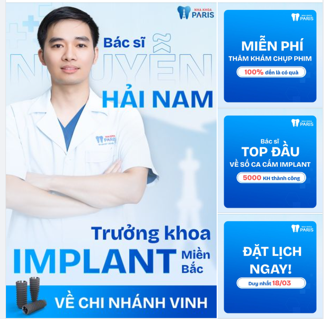 TƯ VẤN TRỒNG RĂNG CÙNG BÁC SĨ HÀNG ĐẦU TẠI NGHỆ AN!