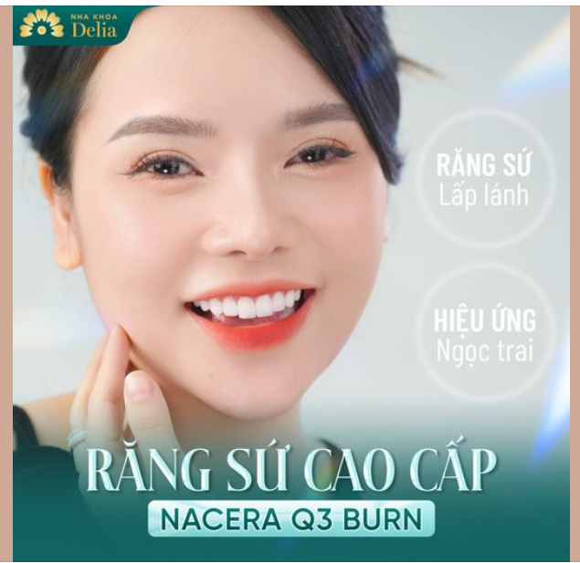 Sứ Nacera Q3 - Răng sứ cao cấp sáng lấp lánh hiệu ứng ngọc trai