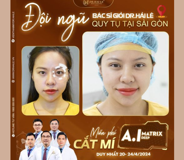 Tháng 4 này (từ 20-24/4), đội ngũ bác sĩ giỏi Dr.Hải Lê quy tụ Sài Gòn mang theo ngàn ưu đãi cực hấp dẫn