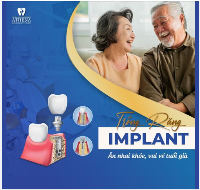 TRỒNG RĂNG IMPLANT – ĂN NHAI KHỎE, VUI VẺ TUỔI GIÀ