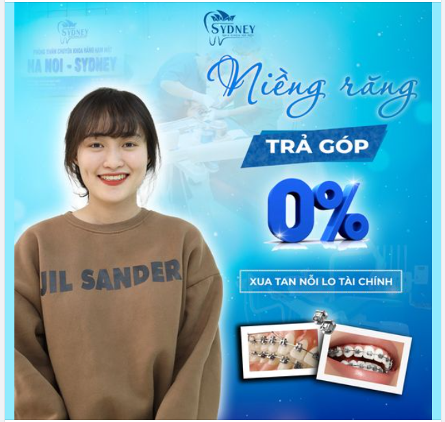 NIỀNG RĂNG TRẢ GÓP 0% - XUA TAN NỖI LO TÀI CHÍNH