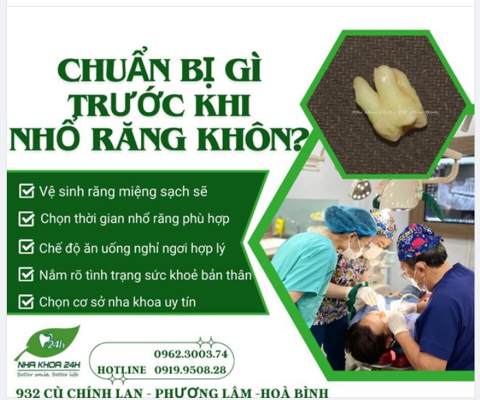 CHUẨN BỊ GÌ TRƯỚC KHI NHỔ RĂNG KHÔN​​​​​​​?