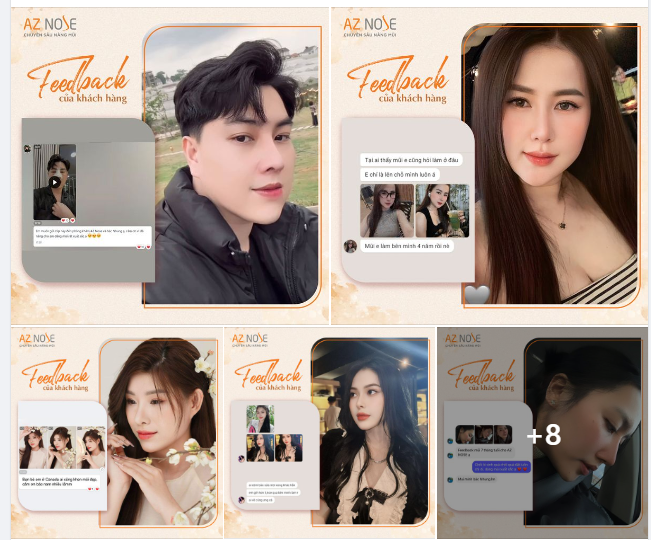 Feedback "xịn xò" của khách hàng sau nâng mũi