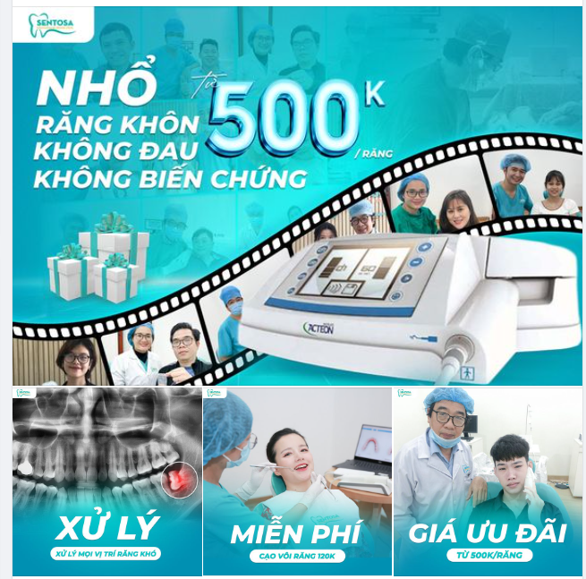 LOẠI BỎ RĂNG KHÔN TỪ 10 PHÚT TẠI NHA KHOA SENTOSA