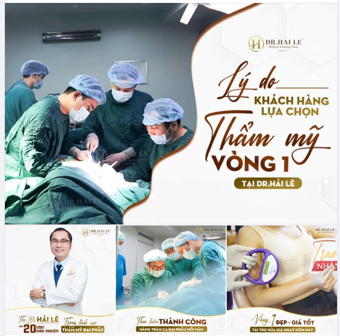 Lý do khách hàng lựa chọn thẩm mỹ vòng 1 tại Dr.Hải Lê