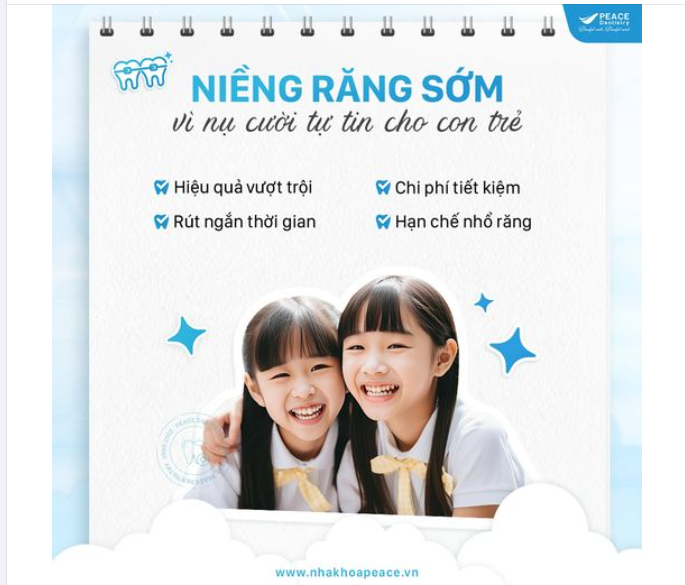 ĐỪNG BỎ LỠ THỜI ĐIỂM VÀNG ĐỂ NIỀNG RĂNG CHO CON TRẺ!
