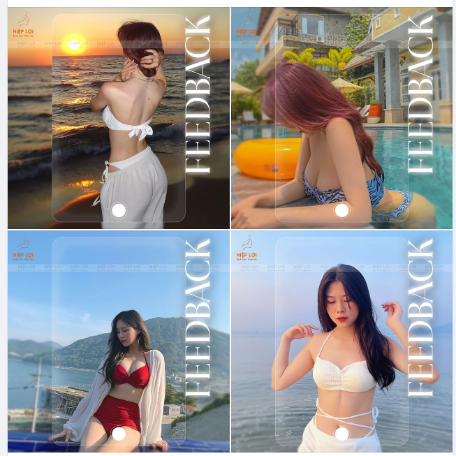 “Khoe” nhẹ nhàng hình ảnh khách hàng sau giảm mỡ