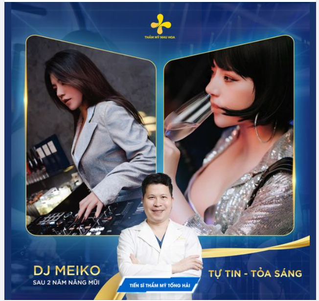 DJ MEIKO DÁNG MŨI XINH 2 NĂM TUỔI CỦA CÔ ẤY