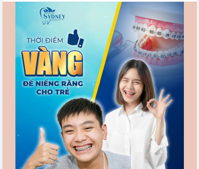 THỜI ĐIỂM “VÀNG” ĐỂ NIỀNG RĂNG CHO TRẺ?