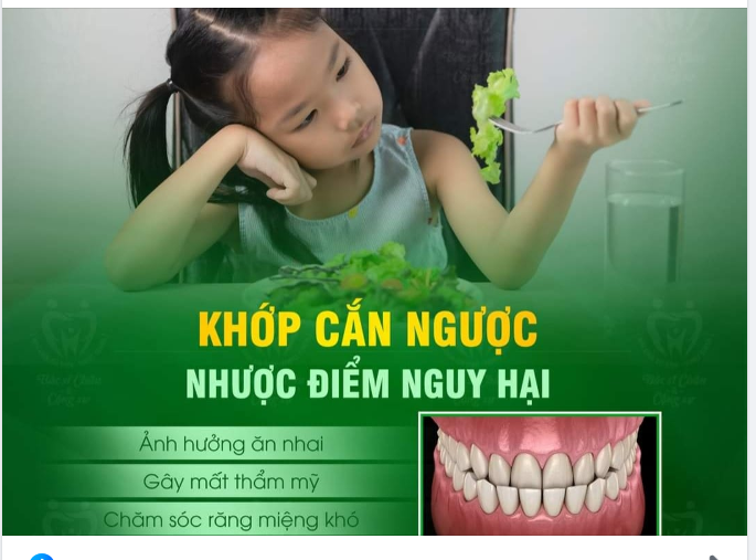 KHỚP CẮN NGƯỢC - NHƯỢC ĐIỂM NGUY HẠI