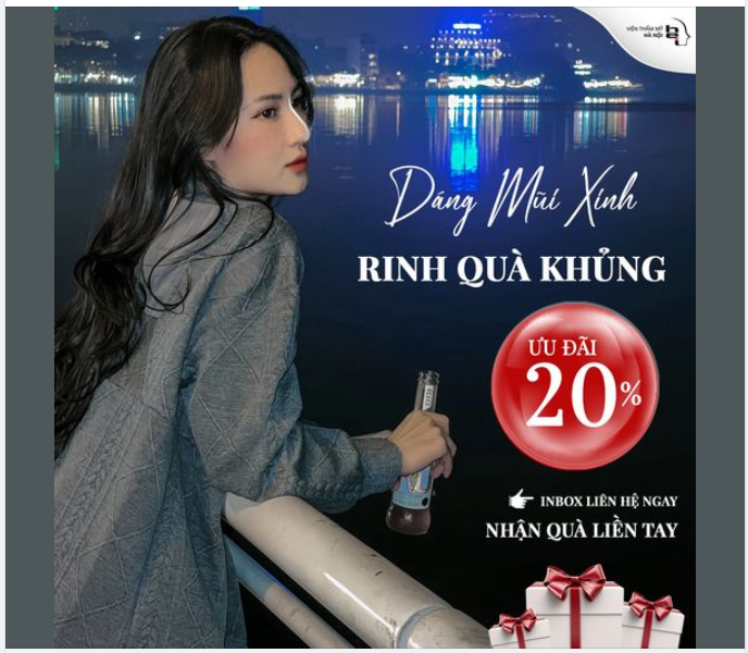 45P THỰC HIỆN MŨI THẤP TẸT HOÁ CAO SANG