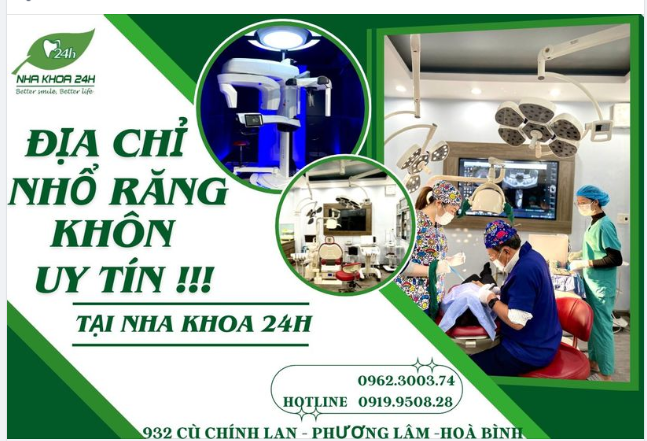 ĐỊA CHỈ NHỔ RĂNG KHÔN UY TÍN TẠI HOÀ BÌNH