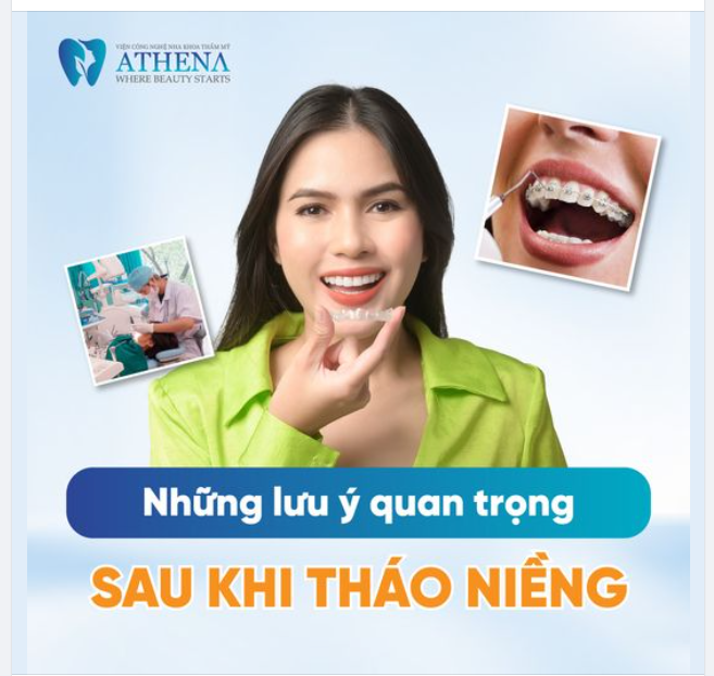 3 LƯU Ý "BỎ TÚI" SAU KHI THÁO NIỀNG RĂNG