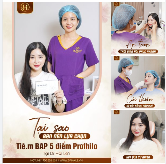 Tại sao bạn nên lựa chọn tiêm BAP 5 điểm Profhilo tại Dr Hải Lê? 