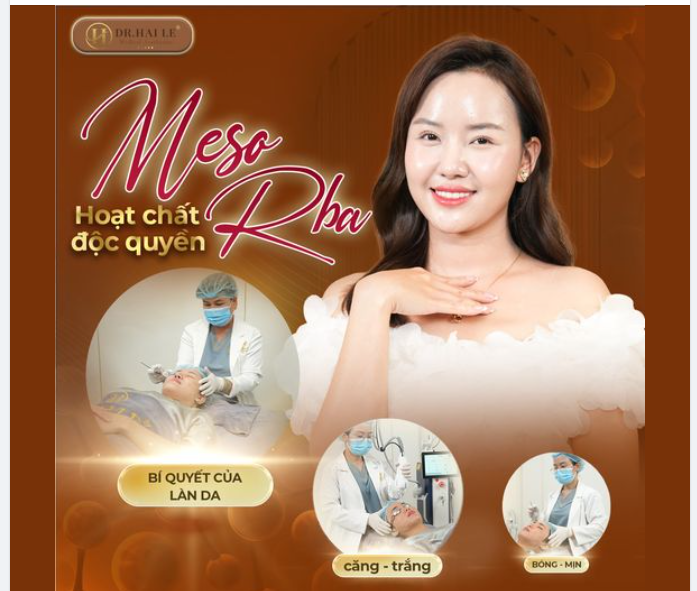 Hoạt chất  Meso - RBA độc quyền - Bí quyết của làn da căng sáng bóng mịn