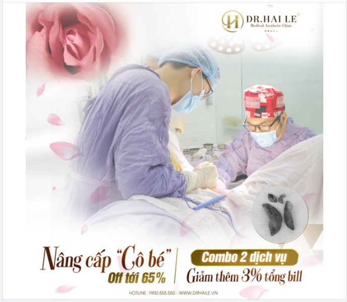 Chị khách đến tân trang “cô bé” của Dr.Hải Lê hôm nay khá đặc biệt.