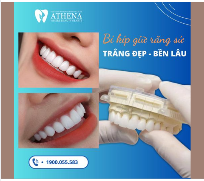 BỎ TÚI NGAY 4 CÁCH GIÚP RĂNG SỨ TRẮNG ĐẸP - BỀN LÂU!