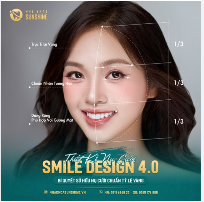 CƯỜI ĐẸP CHUẨN TỶ LỆ VÀNG VỚI CÔNG NGHỆ SMILE DESIGN 4.0