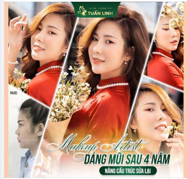 Cô nàng Makeup artist đẹp sang chảnh và cuốn hút với dáng mũi 4 năm tuổi
