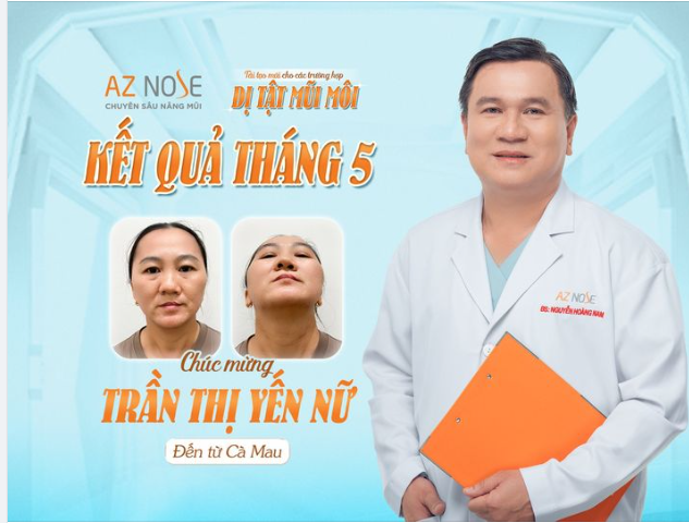 Chúc mừng chị Y.N. (Cà Mau) trở thành khách hàng may mắn của chương trình "Tái tạo mũi cho các trường hợp  Dị Tật Mũi Môi"