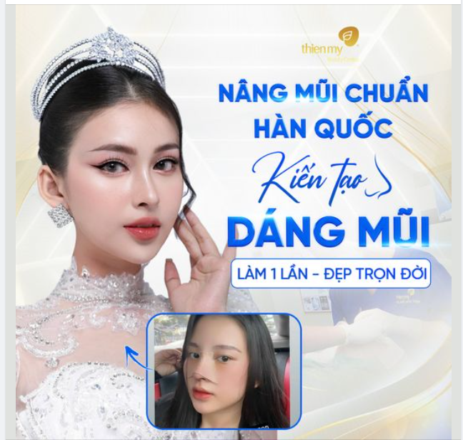 Vẫn là bạn nhưng ở phiên bản đẹp hơn. Tất cả khuyết điểm về mũi sẽ được cải thiện tại PKCK PTTM Thiện Mỹ