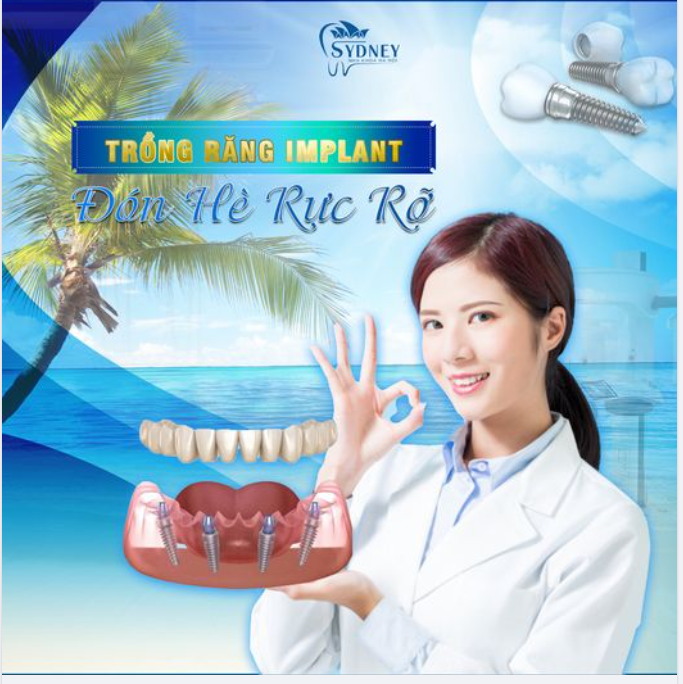 TRỒNG RĂNG IMPLANT - ĐÓN HÈ RỰC RỠ