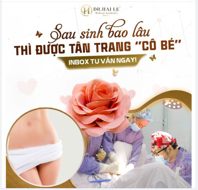 Sau sinh bao lâu thì được thẩm mỹ "cô bé"