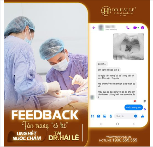 Tân trang "cô bé"  ưng hết nước chấm tại Dr Hải Lê