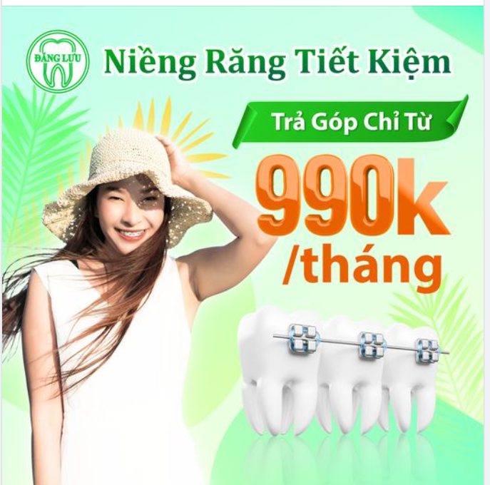 Chào Hè Rực Rỡ Với Gói Niềng Răng Siêu Tiết Kiệm Chỉ Từ 990k/tháng Tại Đăng Lưu
