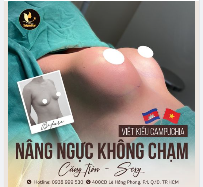 NÂNG NGỰC KHÔNG CHẠM - BÍ QUYẾT CỦA SỰ QUYẾN RŨ