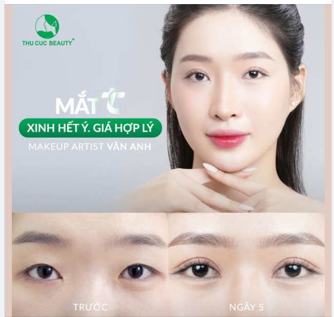 Mắt xinh hết ý cùng khách hàng Vân Anh