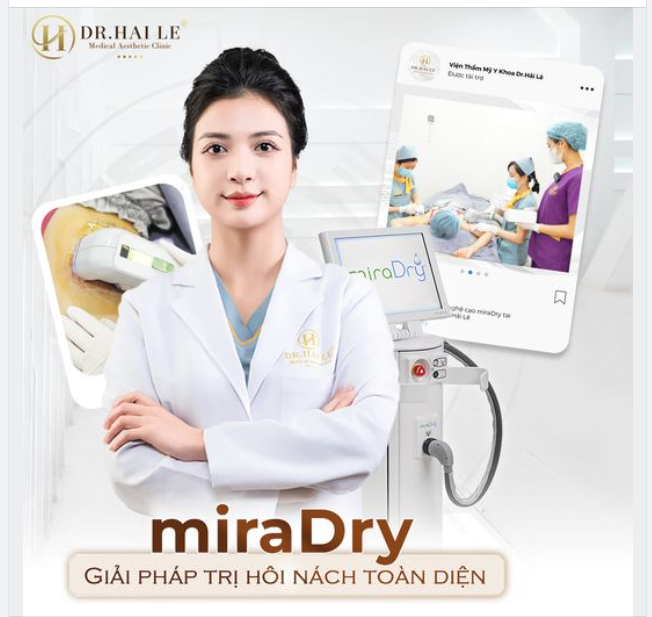 MiraDry - công nghệ trị hôi nách toàn diện