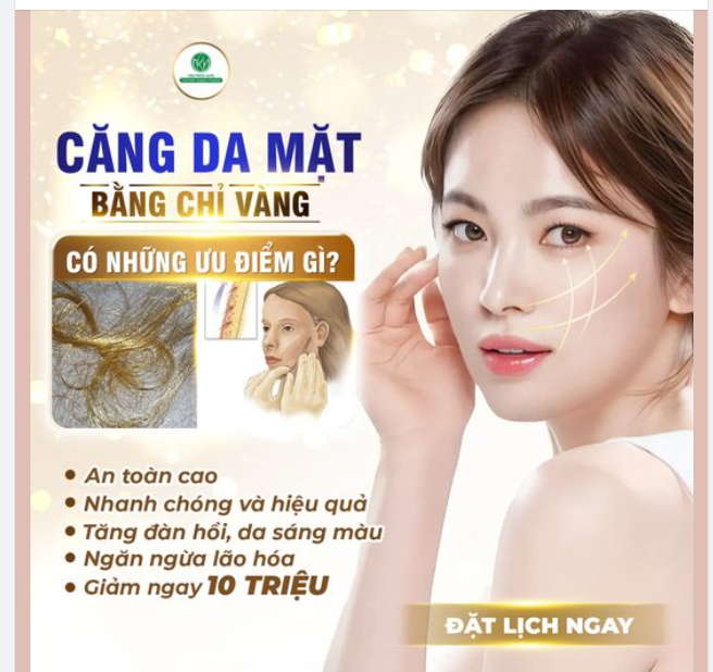 CĂNG DA MẶT BẰNG CHỈ VÀNG CÓ TỐT KHÔNG?