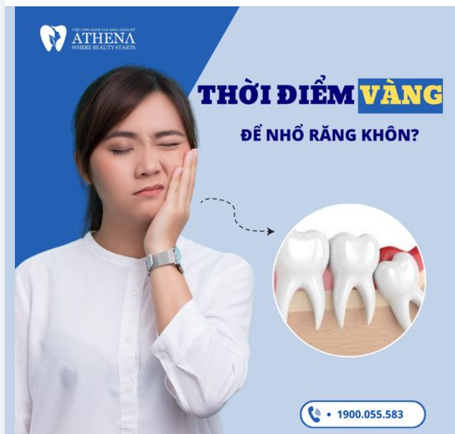 THỜI ĐIỂM VÀNG NHỔ RĂNG KHÔN - DỄ DÀNG - KHÔNG ĐAU ĐỚN