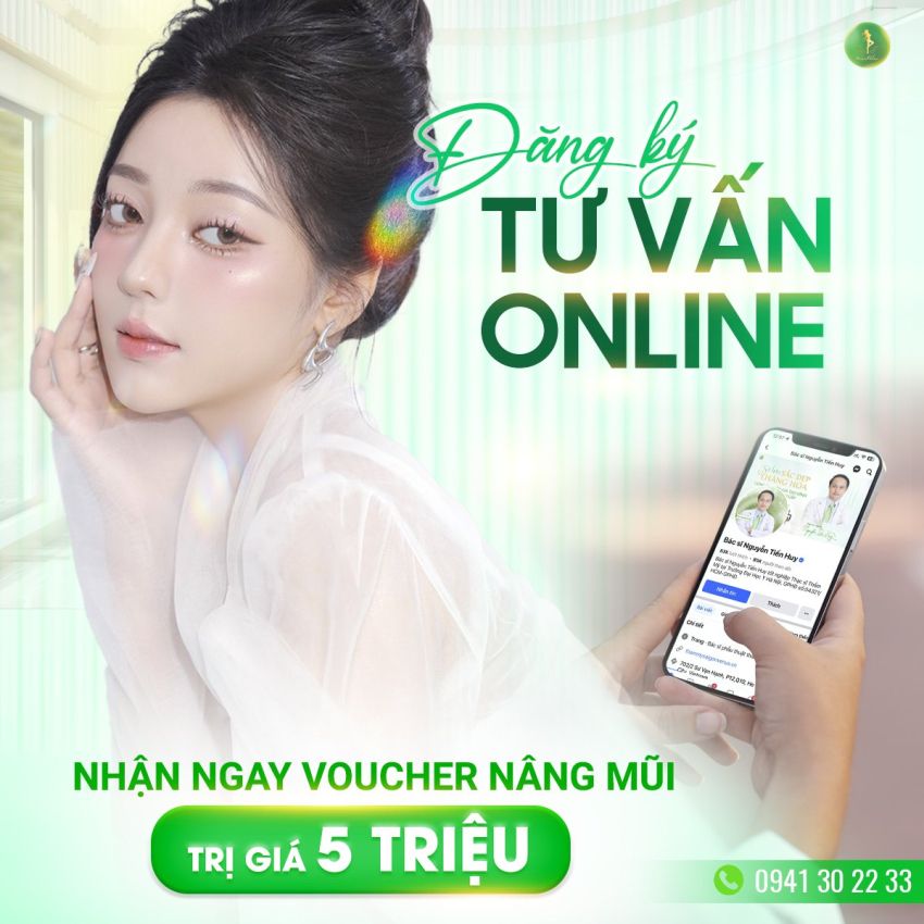 ĐĂNG KÝ TƯ VẤN ONLINE TRÊN TIKTOK, NHẬN VOUCHER NÂNG MŨI TRỊ GIÁ 5TR