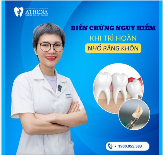 BIẾN CHỨNG NGUY HIỂM KHI TRÌ HOÃN NHỔ RĂNG KHÔN