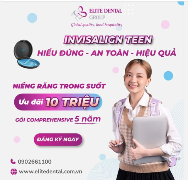 NIỀNG RĂNG TRONG SUỐT CHO TRẺ TỪ 15 TUỔI: HIỂU ĐÚNG - AN TOÀN - HIỆU QUẢ
