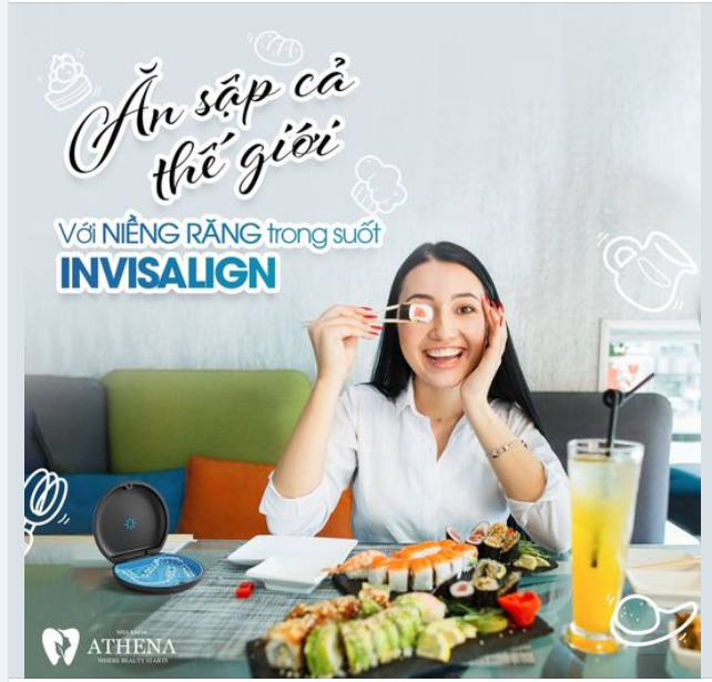 ĂN SẬP CẢ THẾ GIỚI VỚI NIỀNG RĂNG TRONG SUỐT INVISALIGN