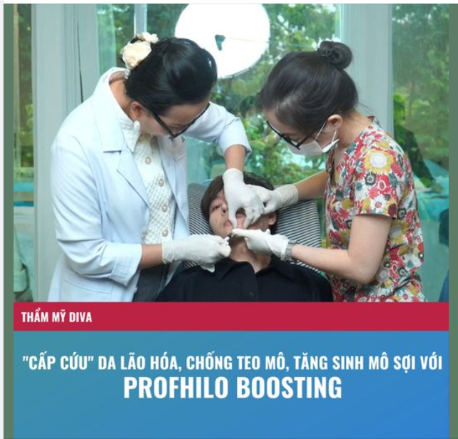 "CẤP CỨU" DA LÃO HÓA, CHỐNG TEO MÔ, TĂNG SINH MÔ SỢI VỚI PROFHILO BOOSTING