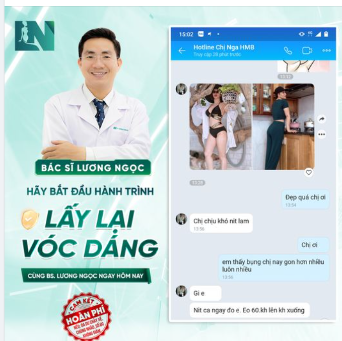 CHỊ NGA CHIA SẺ HÀNH TRÌNH LẤY LẠI VÓC DÁNG QUYẾN RŨ CÙNG BÁC SĨ LƯƠNG NGỌC!