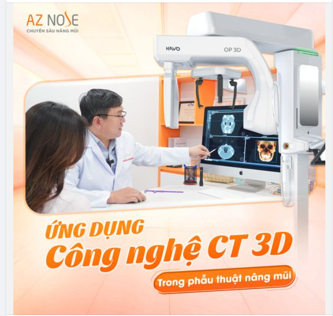NÂNG MŨI AN TOÀN CÙNG CÔNG NGHỆ CHỤP CT3D