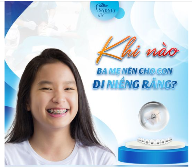 KHI NÀO BA MẸ NÊN CHO CON ĐI NIỀNG RĂNG?