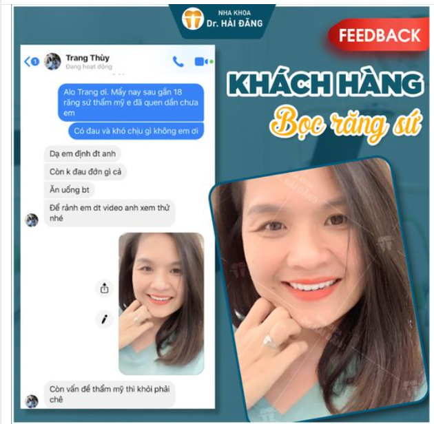 Cuối tuần Hà Nội đẹp đến lạ thường. Bonus thêm dòng chia sẻ của bạn khách sau khi thẩm mỹ bọc răng sứ xong càng thấy thêm yêu mến công việc mà mình đang làm hơn!