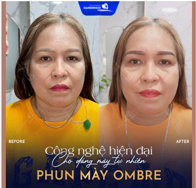 PHUN MÀY OMBRE công nghệ hiện đại cho dáng mày tự nhiên